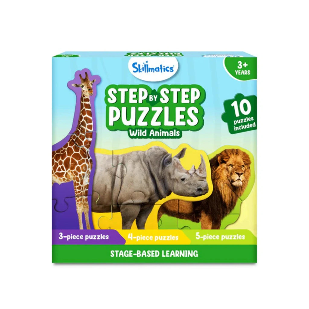 Wild animals puzzle set