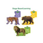 Wild animals puzzle set