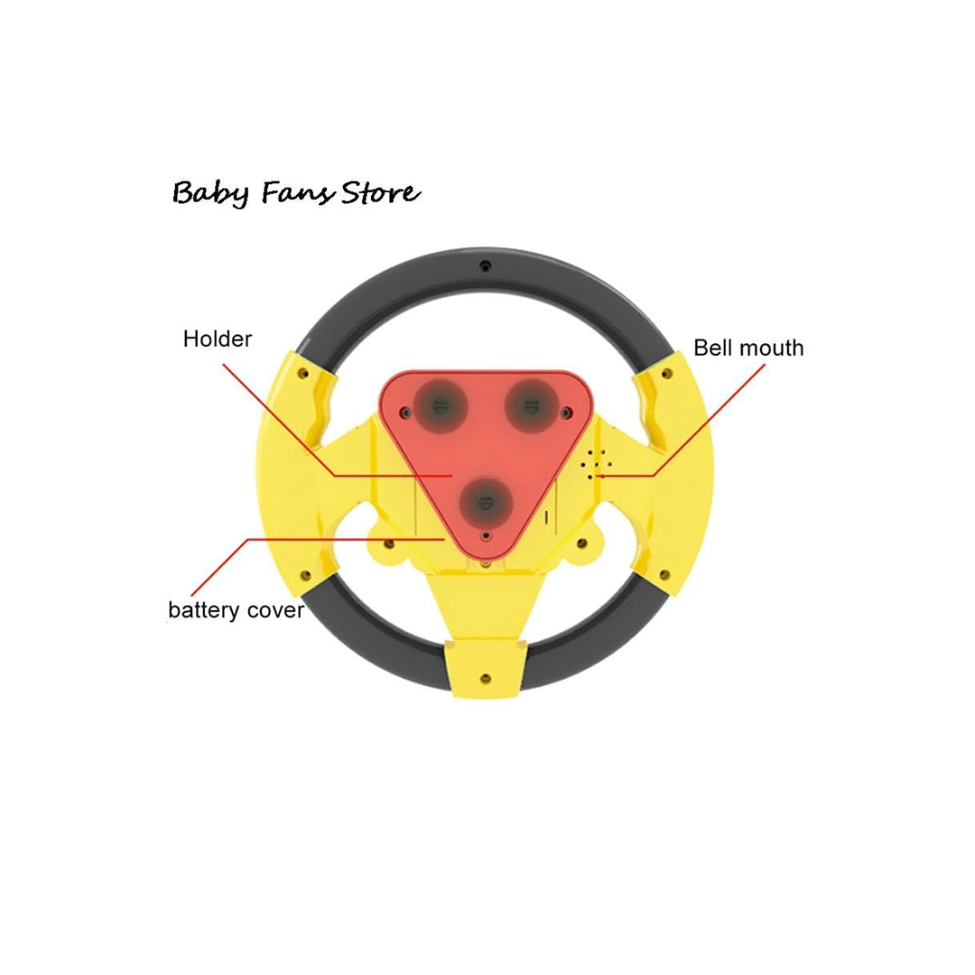 Baan Toys Toys Baan Toys Children Driving Steering Wheel, Sound Simulation Driving Car Toy For Kids (3 Years+)