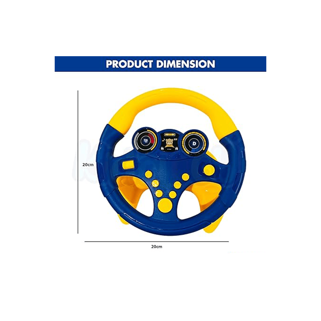 Baan Toys Toys Baan Toys Little Driver Steering Wheel Toy With Music & Light For Kids (3 Years+)