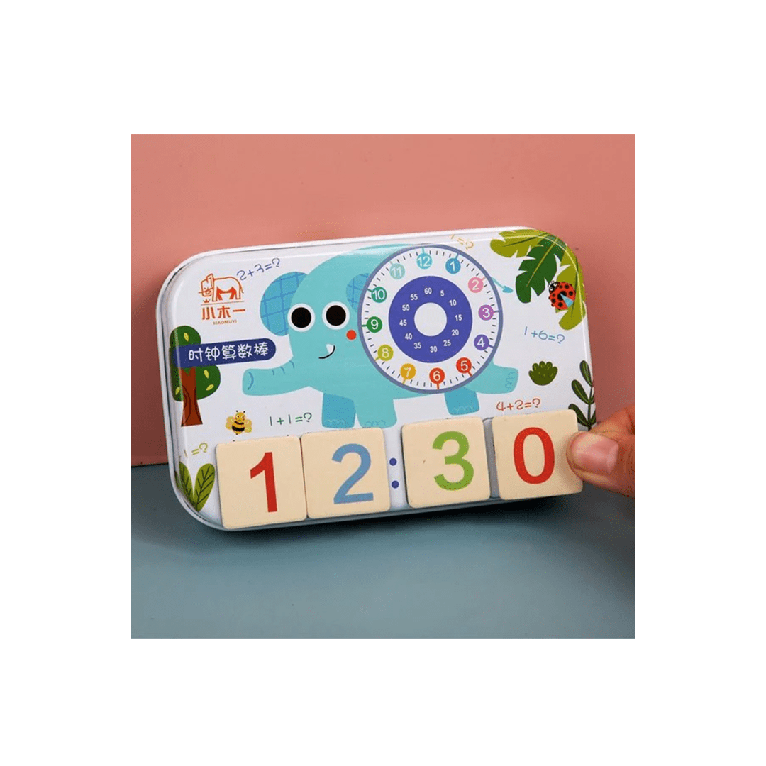 Extrokids Toys Extrokids Wooden Stick Numbers Game With Storage Box (3 Years+)