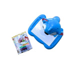 Stitch drawing projector toy for kids with light, music, and tracing activity set.

