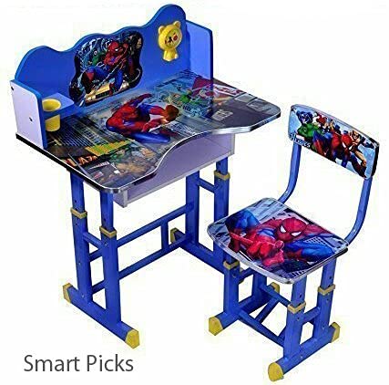 Study Table and Chair Set with Clock For Kids