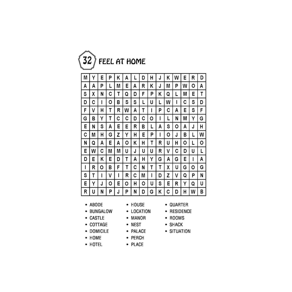 Word Search Adventure Book