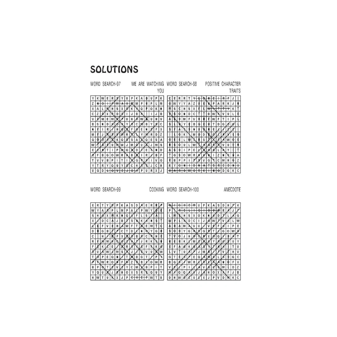 Word Search Adventure Book
