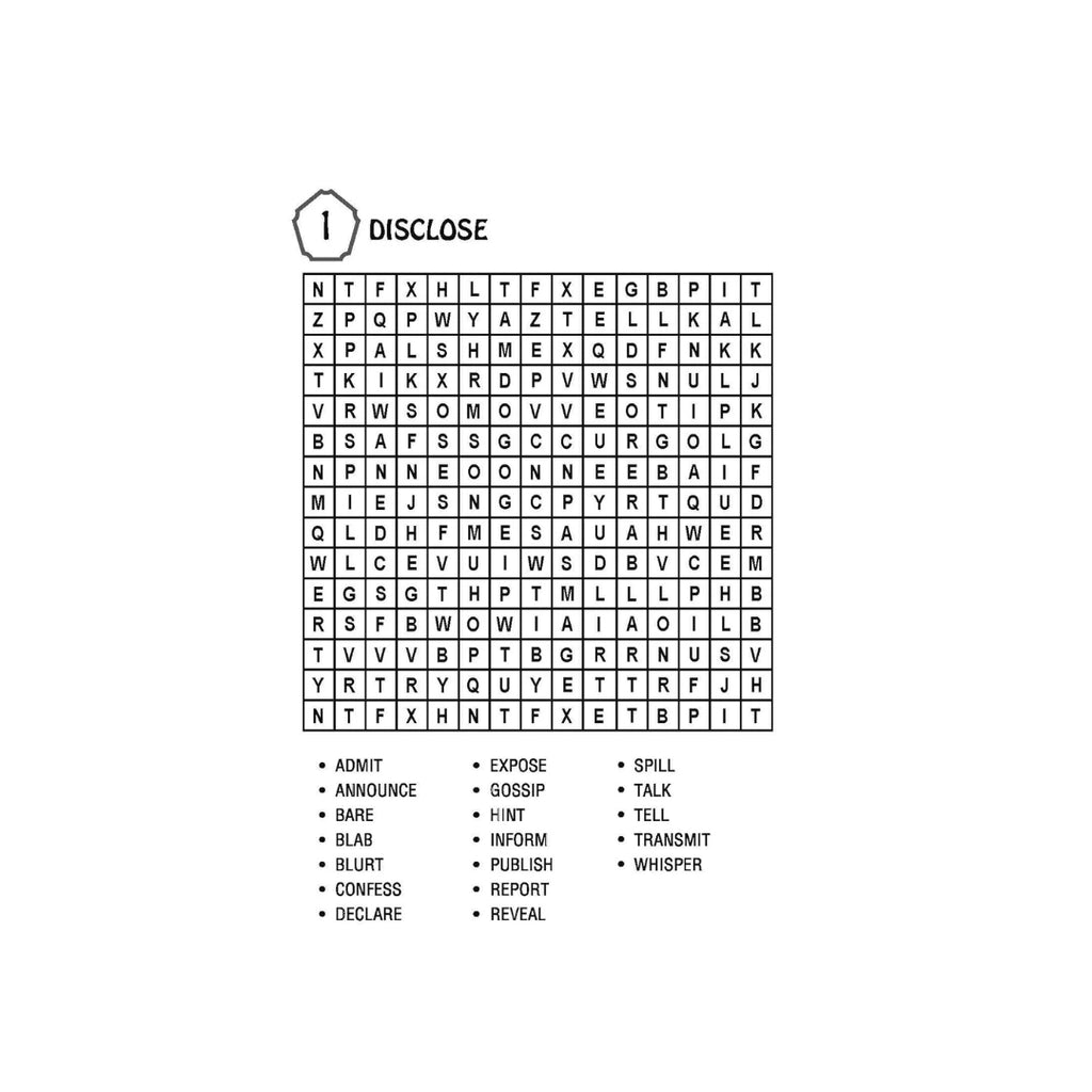 Word Puzzle Adventure Book