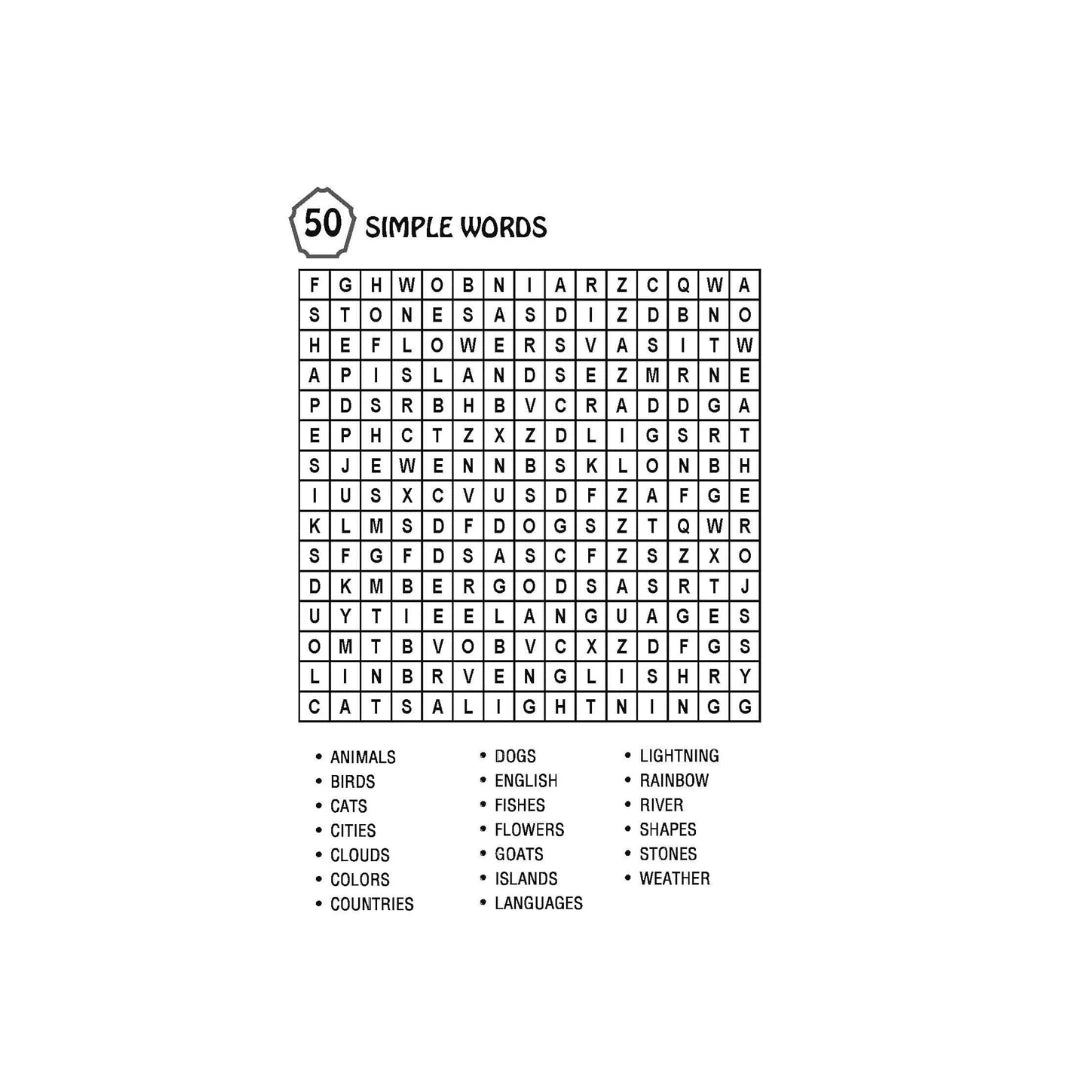 Word Puzzle Activity Book