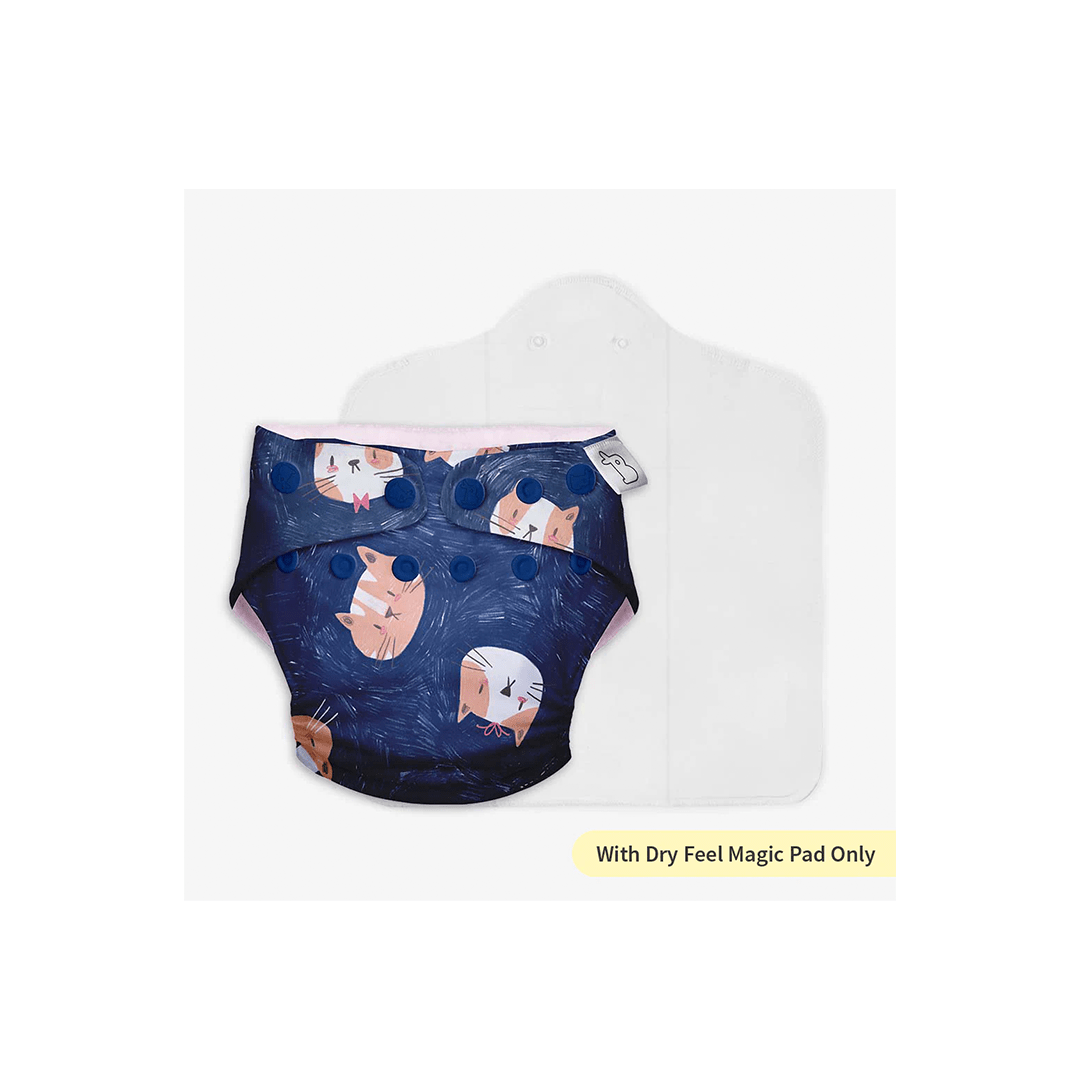 SuperBottoms Baby Care SuperBottoms Freesize UNO with Dry Feel Magic Pad Only (1 Month - 2 Years)
