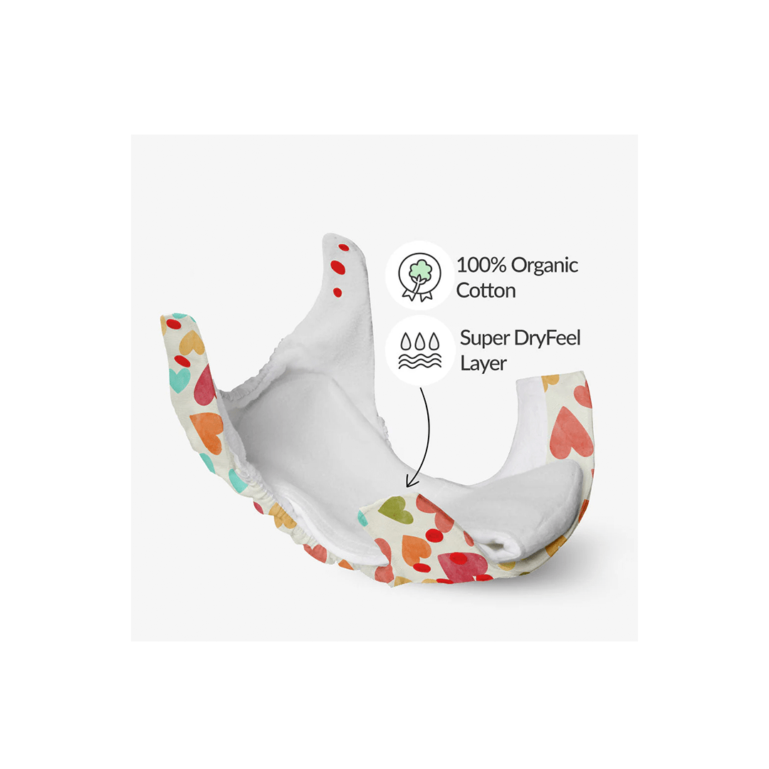 SuperBottoms Baby Care SuperBottoms Freesize UNO with Dry Feel Magic Pad Only (1 Month - 2 Years)