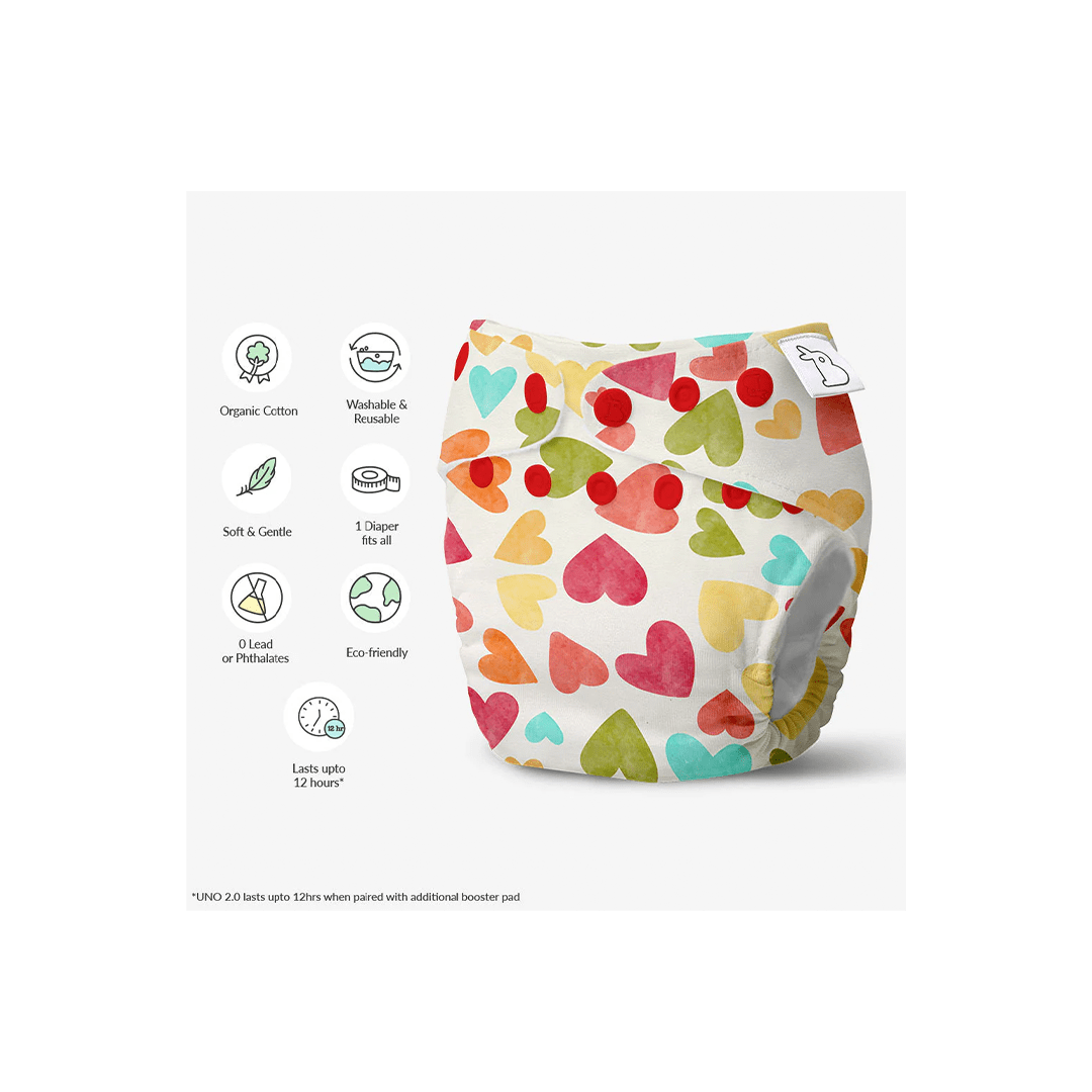 SuperBottoms Baby Care SuperBottoms Freesize UNO with Dry Feel Magic Pad Only (1 Month - 2 Years)