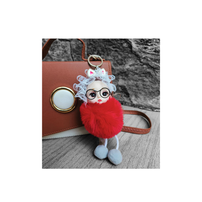 Soft doll key chain