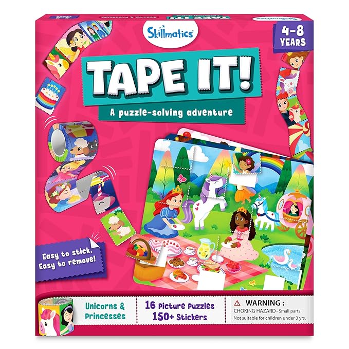 Unicorn princess tape art kit