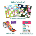 Unicorn princess tape art kit