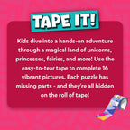 Unicorn princess tape art kit