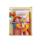 A magical piper helps a town and teaches honesty.