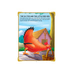 A clever hen escapes from a sly fox using her smart thinking.