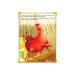 A clever hen escapes from a sly fox using her smart thinking.