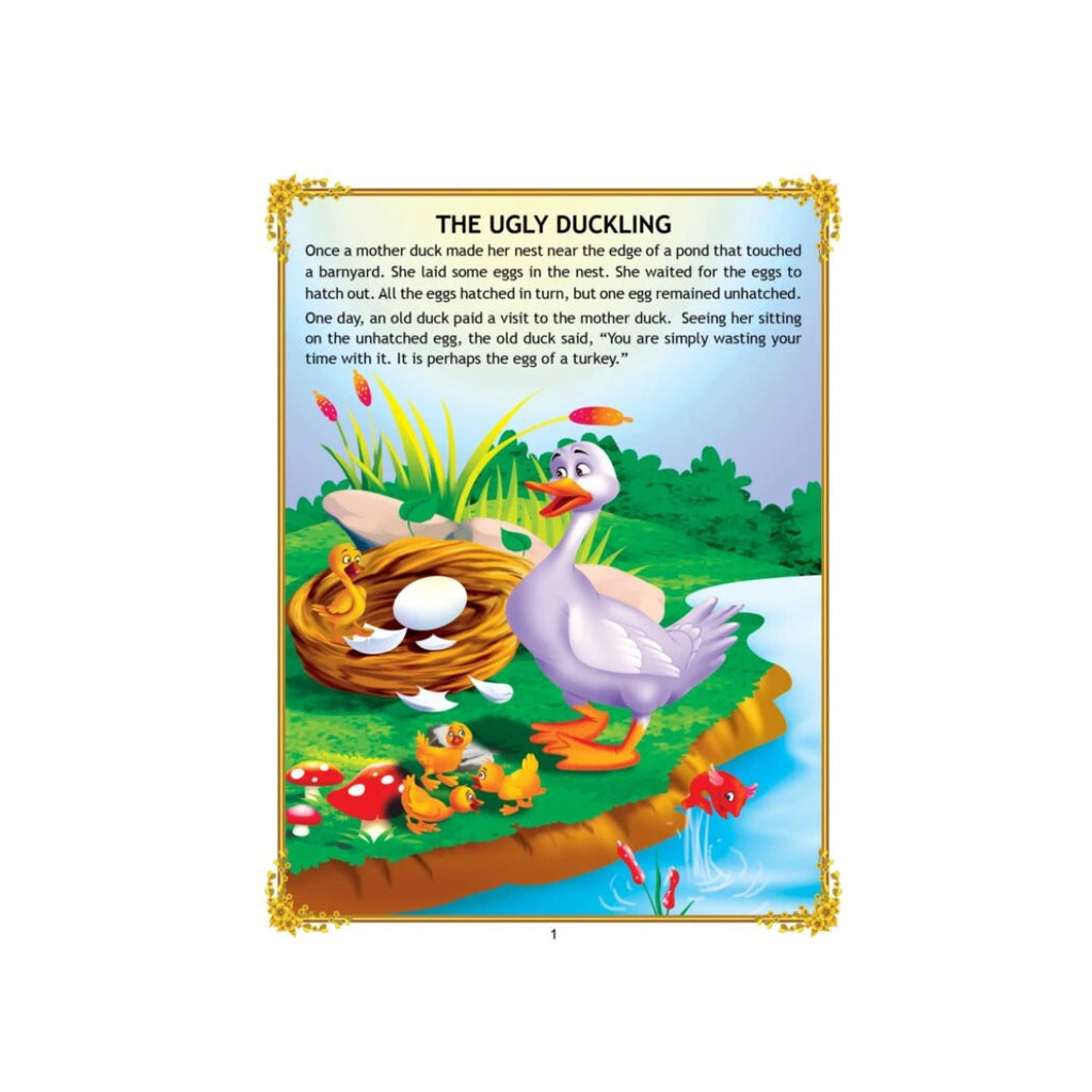 The Ugly Duckling fairy tale storybook for kids.