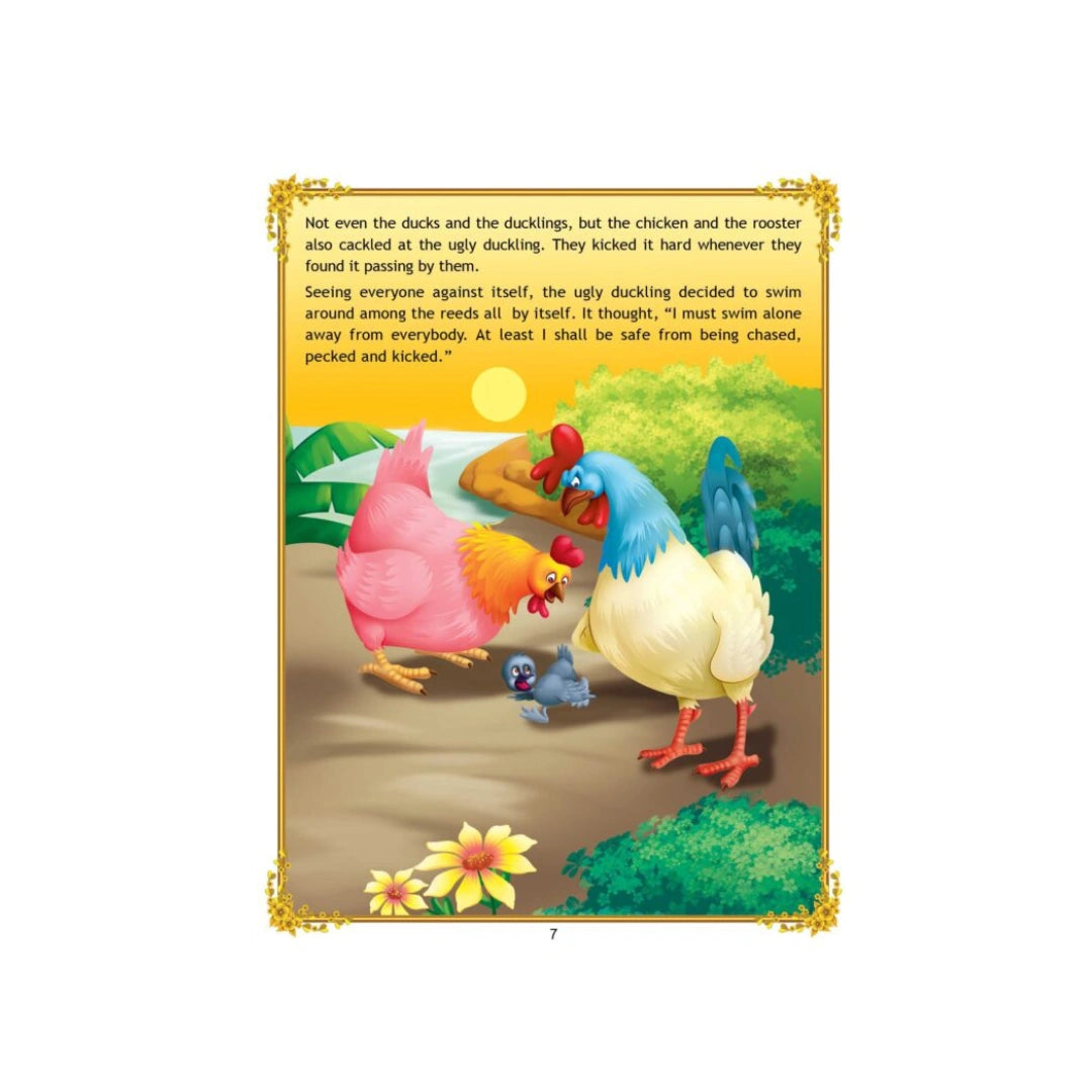 The Ugly Duckling fairy tale storybook for kids.
