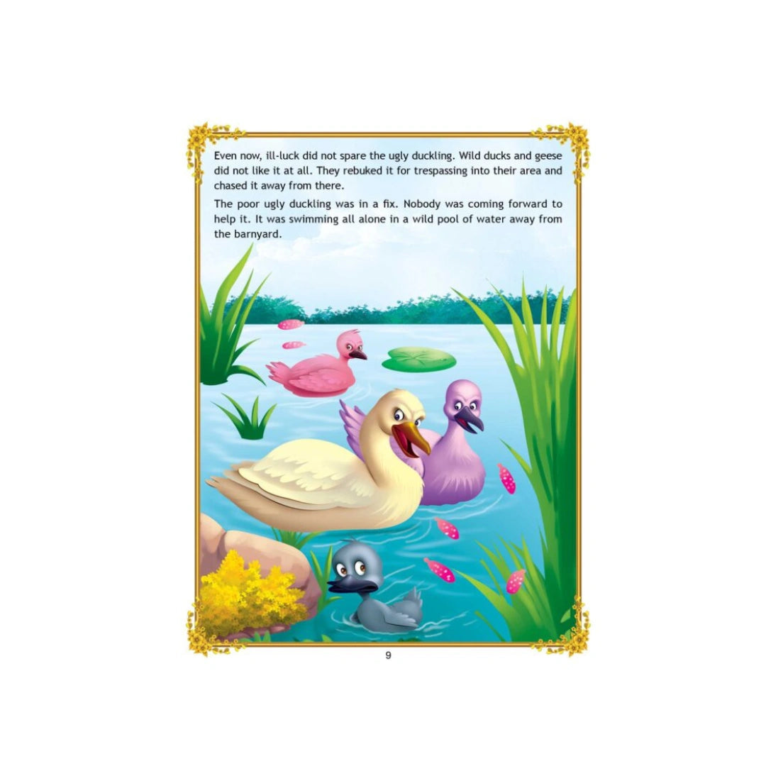 The Ugly Duckling fairy tale storybook for kids.