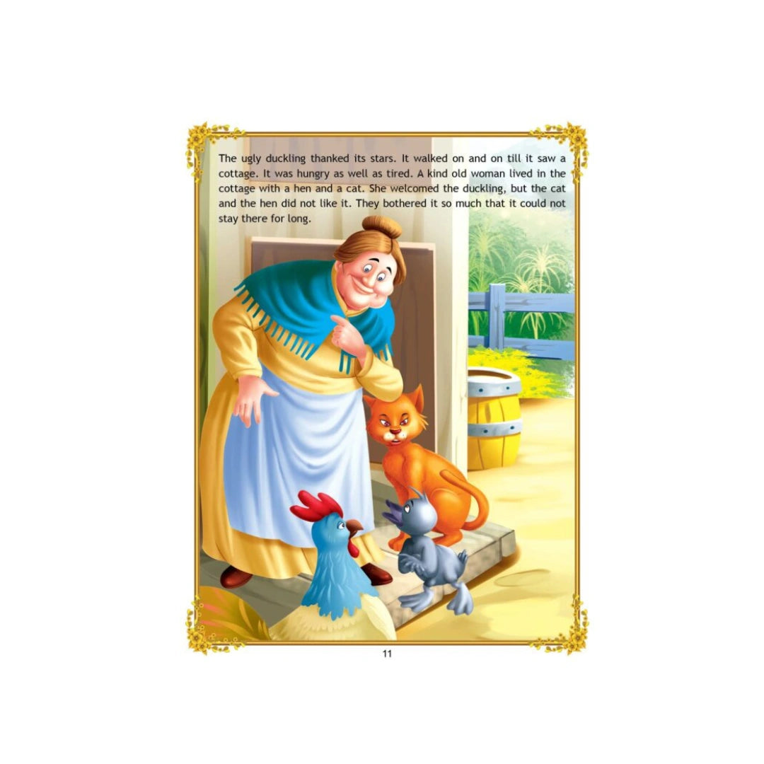 The Ugly Duckling fairy tale storybook for kids.