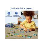 Animal alphabet puzzle set