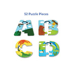 Animal alphabet puzzle set