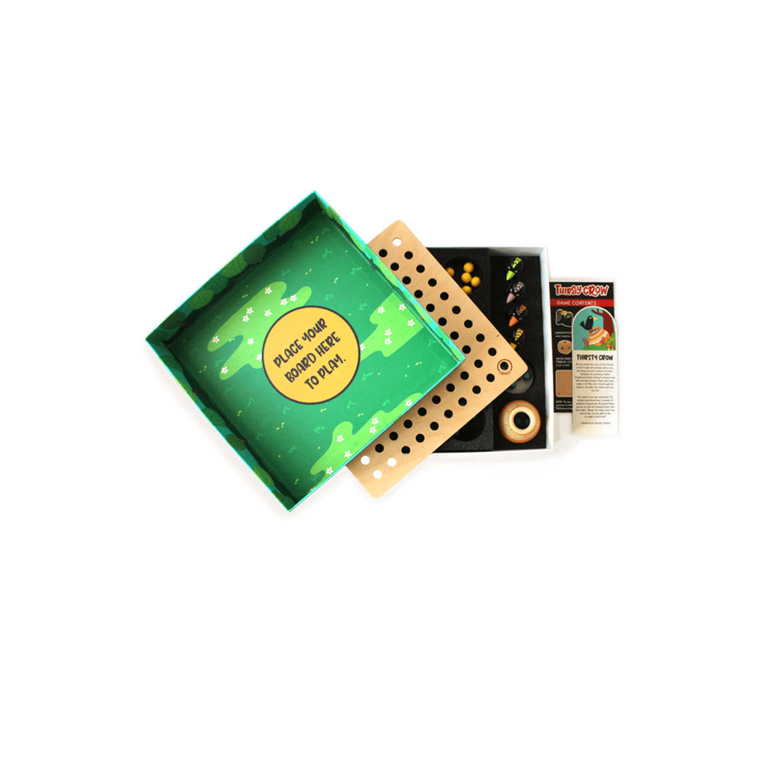 Shumee Toys Shumee Wooden Thirsty Crow Board Game - Fun Family Game Set (4 Years+)
