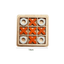Baan Toys Toys Baan Toys Wooden Tic Tac Toe Classic Board Game - Multicolor (3 Years+)