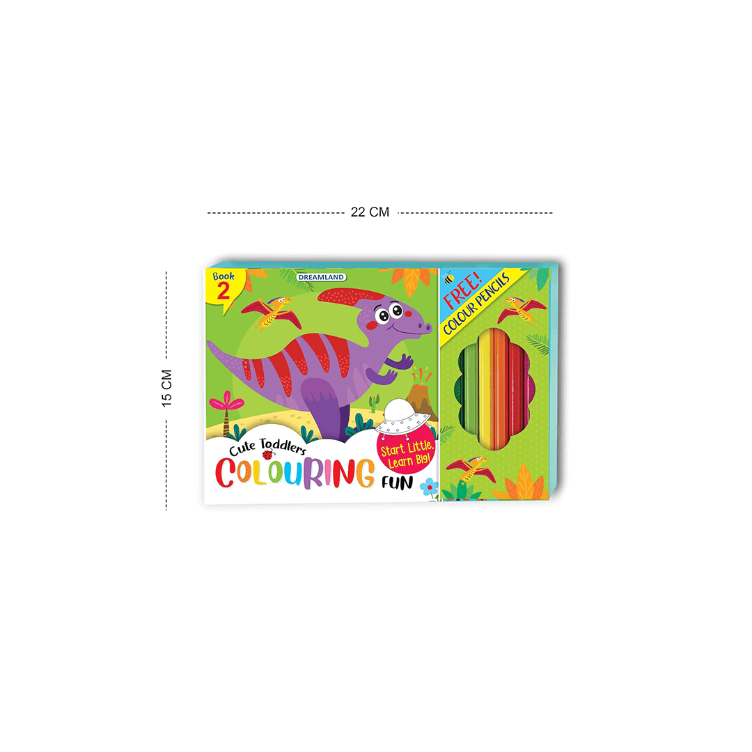 Dreamland Publications Books Dreamland Cute Toddlers Colouring Fun Book 2 for Kids (2 Years+)