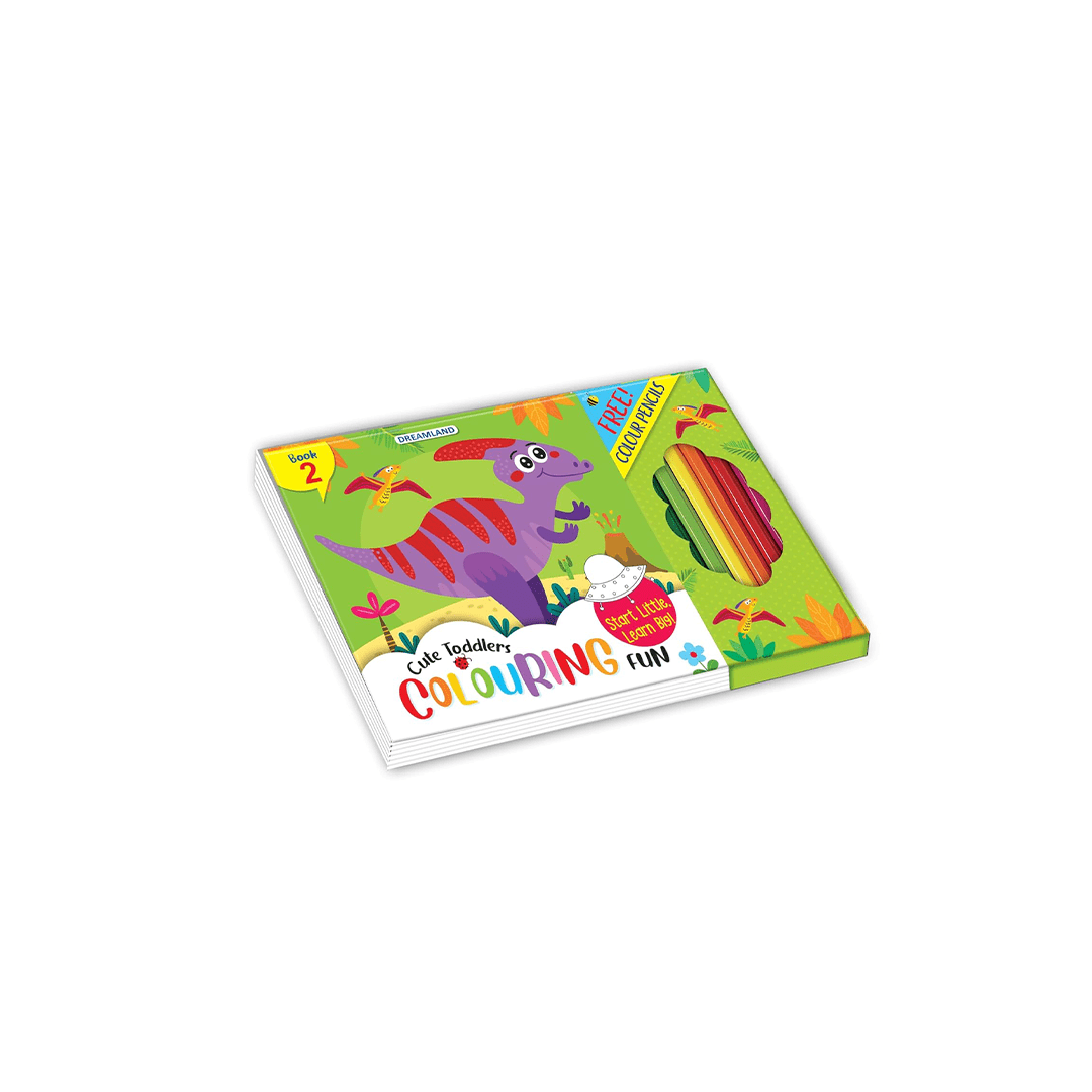 Dreamland Publications Books Dreamland Cute Toddlers Colouring Fun Book 2 for Kids (2 Years+)