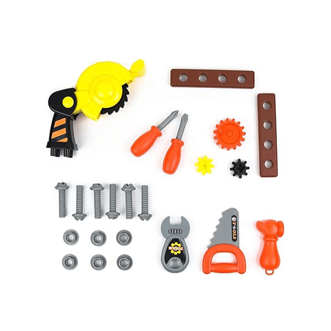 Baan Toys Toys Baan Toys Tools Kit Mechanical Construction Carpenter Box For Kids (3 Years+)