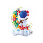 Transparent gear musical toy with lights and music