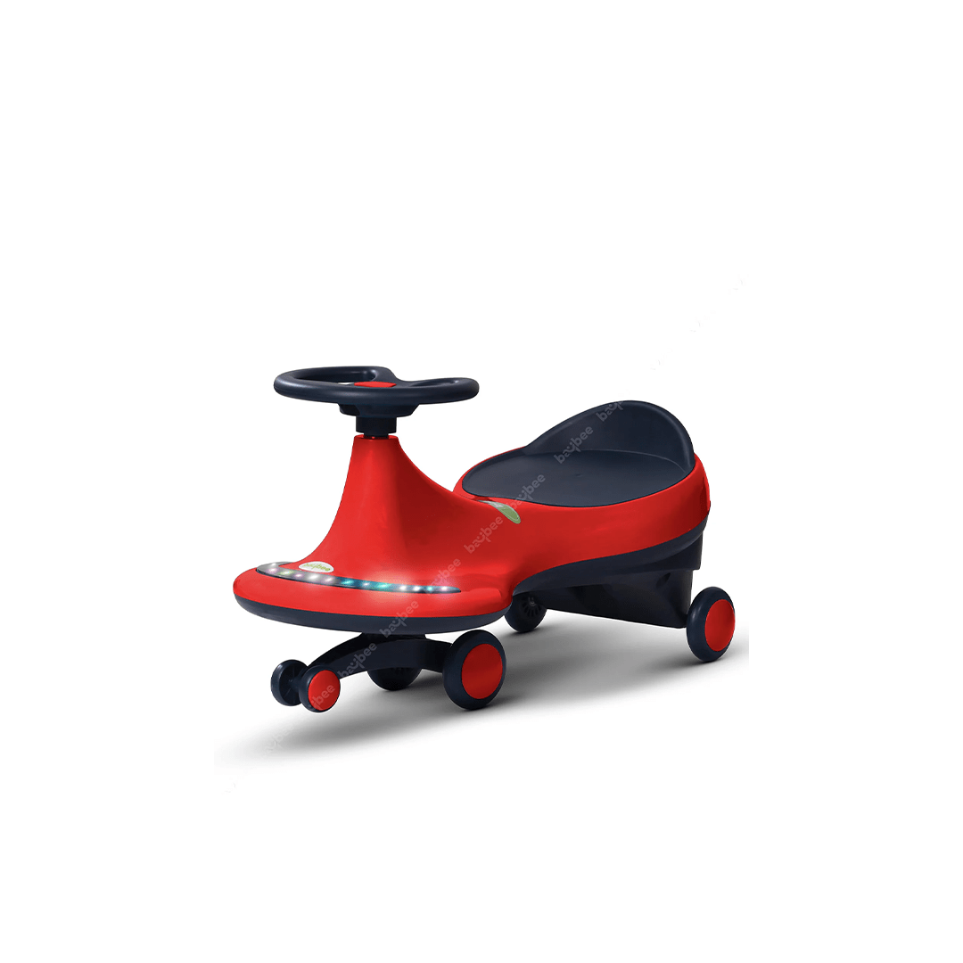 Baybee Ride-ons Baybee Trix Go Kids Magic Swing Cars for Kids Baby with Flashing LED Lights, Music & PP Wheels (3-8 Years)