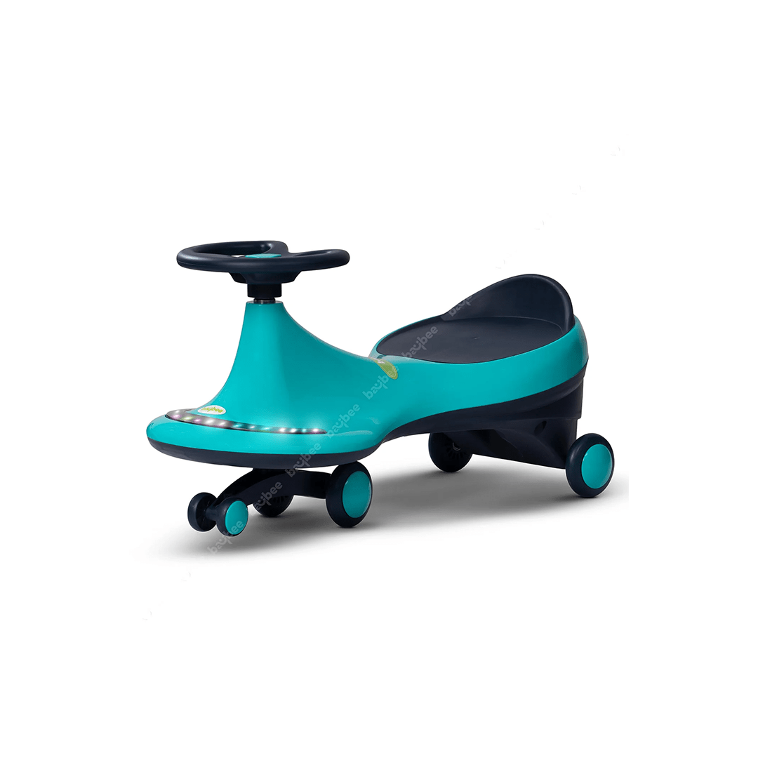 Baybee Ride-ons Baybee Trix Go Kids Magic Swing Cars for Kids Baby with Flashing LED Lights, Music & PP Wheels (3-8 Years)