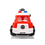 Playshifu Bloomingo Trucksterz Fireflash,Take Apart Cement Mixer Toy