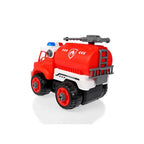 Playshifu Bloomingo Trucksterz Fireflash,Take Apart Cement Mixer Toy