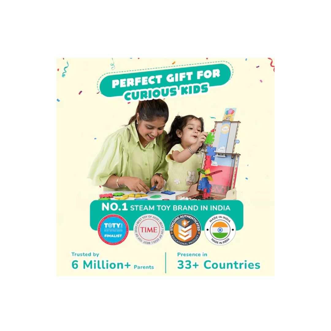 Smartivity Toys Smartivity Try Tower | DIY STEM Construction Toy( 4 years+ )