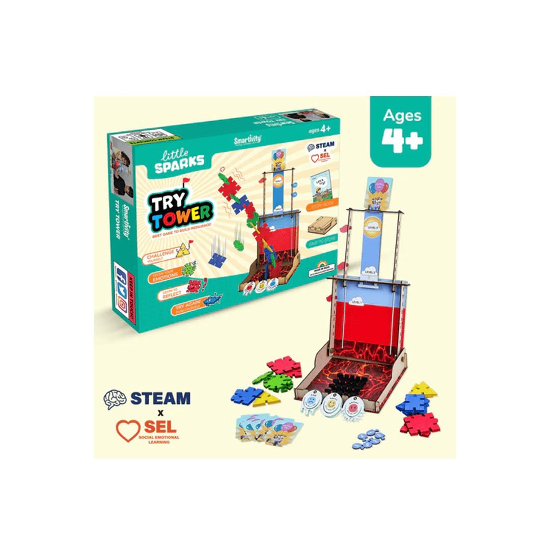 Smartivity Toys Smartivity Try Tower | DIY STEM Construction Toy( 4 years+ )