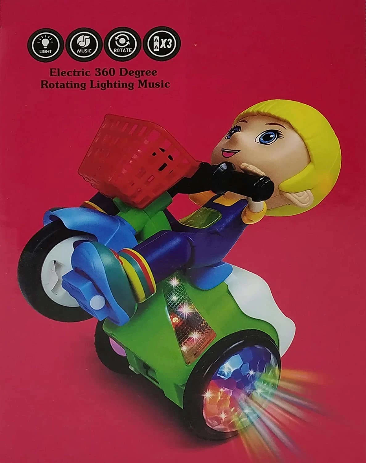 Samip 360° Flash Dance Tricycle Toy
