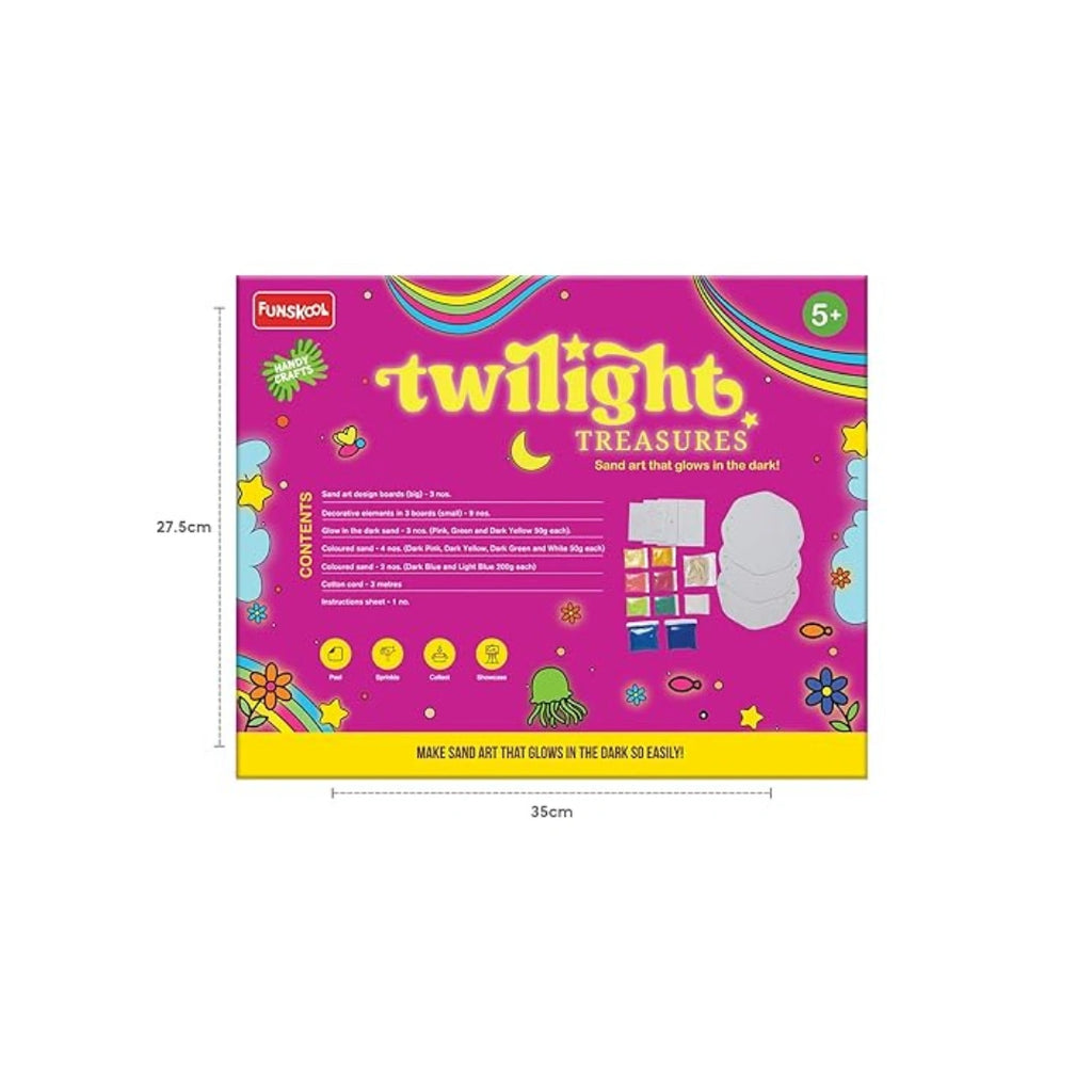 Glow sand art kit for kids