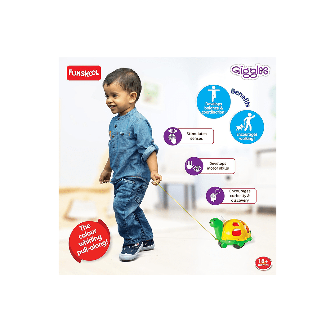 Funskool Toys Funskool Giggles Twirly Whirly Turtle (18 Months+)