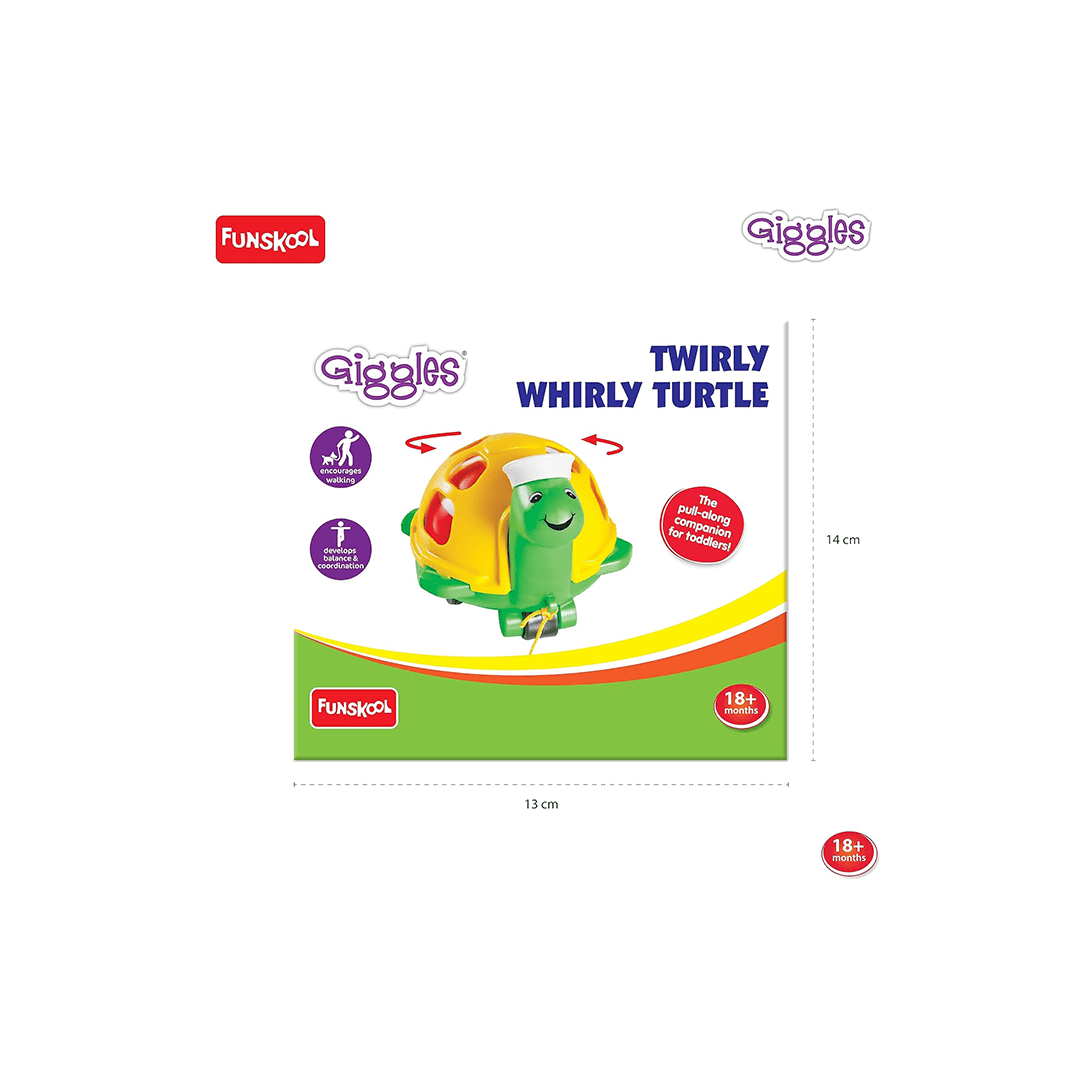 Funskool Toys Funskool Giggles Twirly Whirly Turtle (18 Months+)