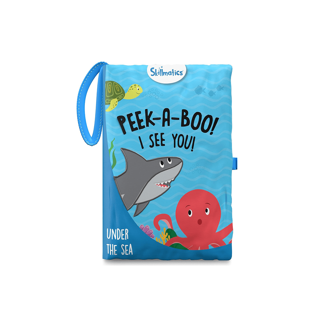 Skillmatics Books Skillmatics Peek-A-Boo: Under The Sea | Interactive Cloth Book (Ages 6+ months)