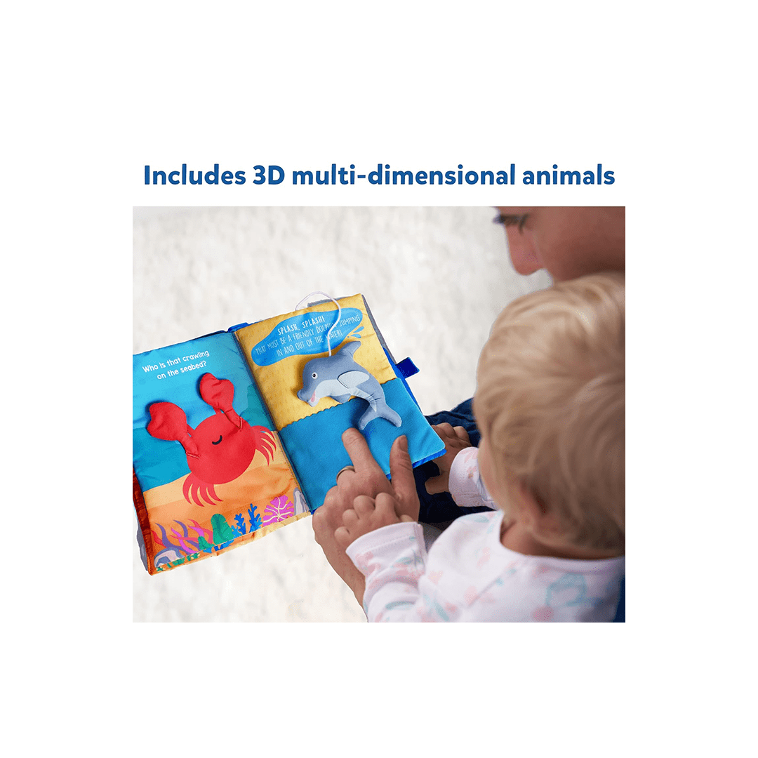 Skillmatics Books Skillmatics Peek-A-Boo: Under The Sea | Interactive Cloth Book (Ages 6+ months)