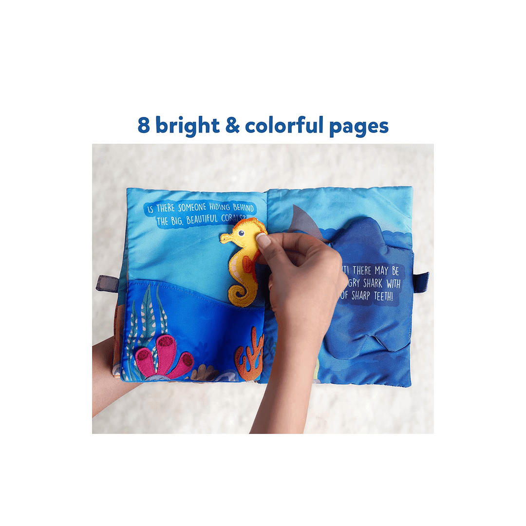 Skillmatics Books Skillmatics Peek-A-Boo: Under The Sea | Interactive Cloth Book (Ages 6+ months)