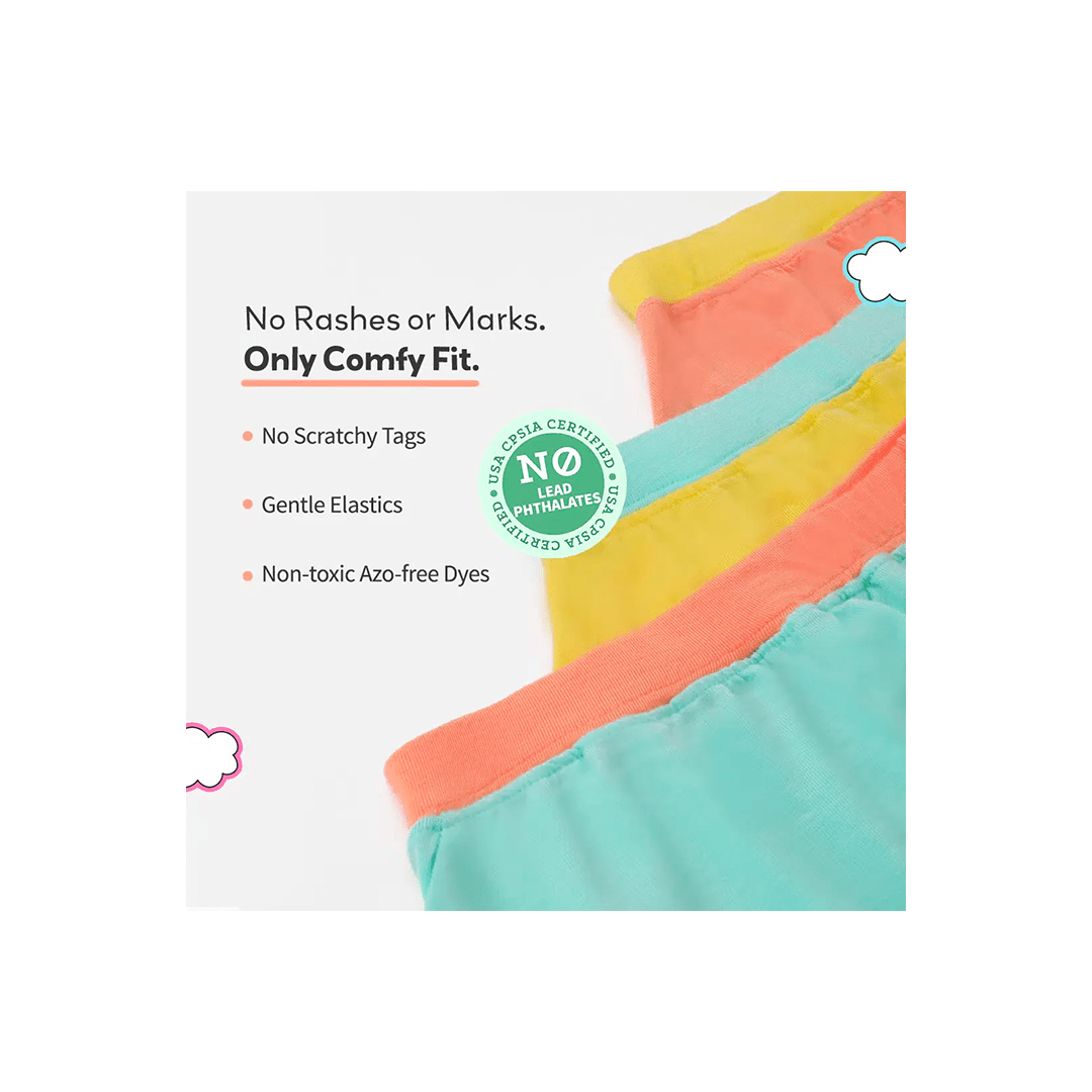 SuperBottoms Clothing SuperBottom Baby Bloomers Underwear Nature Pack of 4( 6Months - 4Years)