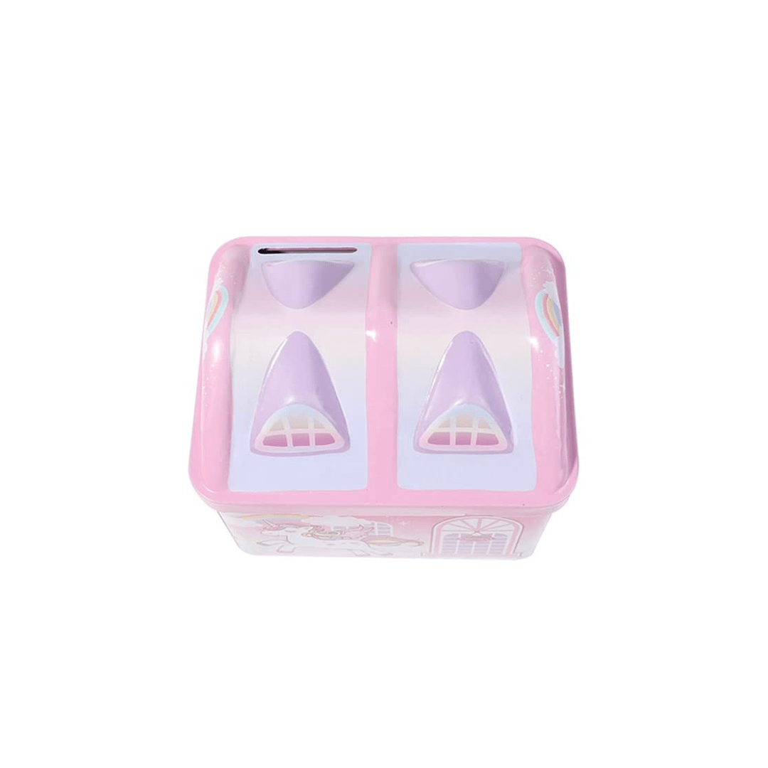 Baan Toys Piggy Bank Baan Toys Printed Metal Piggy Bank With Secure Lock & Keys (3 Years+)