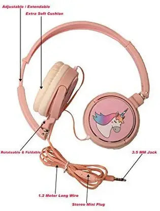 unicorn kids headphone