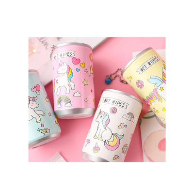 Unicorn Mini Wipes Tin Pack for kids